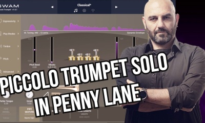 Basile plays Penny Lane's Piccolo Trumpet Solo on iPad