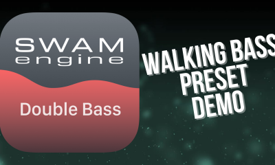 SWAM Double Bass for iPad - Walking Bass Preset demo