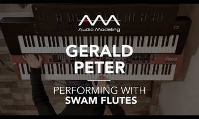 Gerald Peter performing with SWAM Bass Flute
