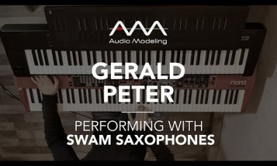 Gerald Peter performing with SWAM Tenor Sax