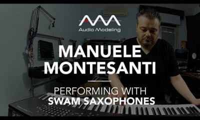 Manuele Montesanti performing with SWAM Tenor Sax